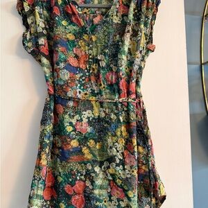 MOTHER Multicolor Floral Dress, Size XS